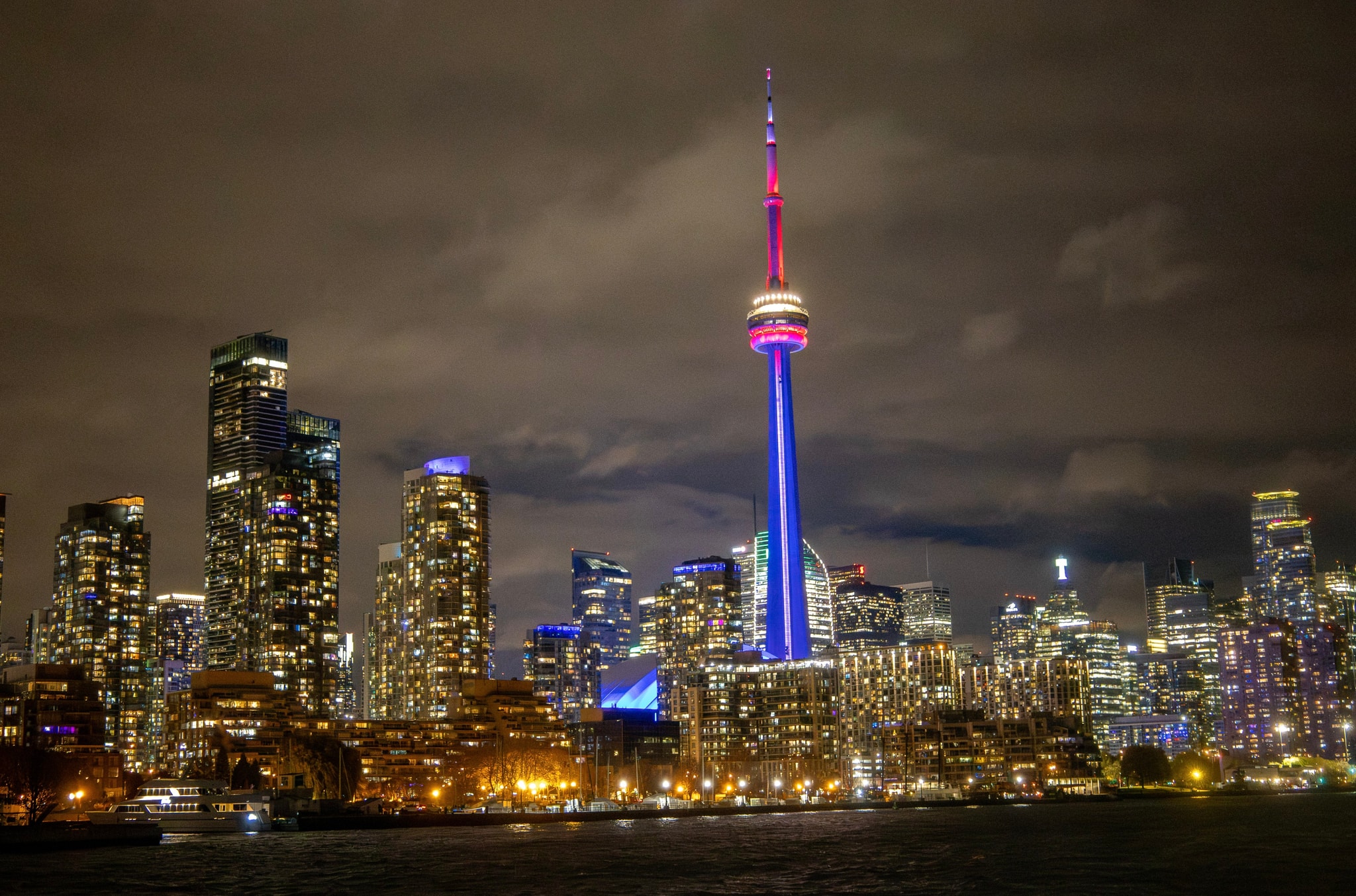 Toronto Lights from the Island Airport