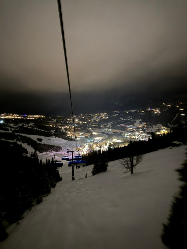 Night Ride over Big Sky